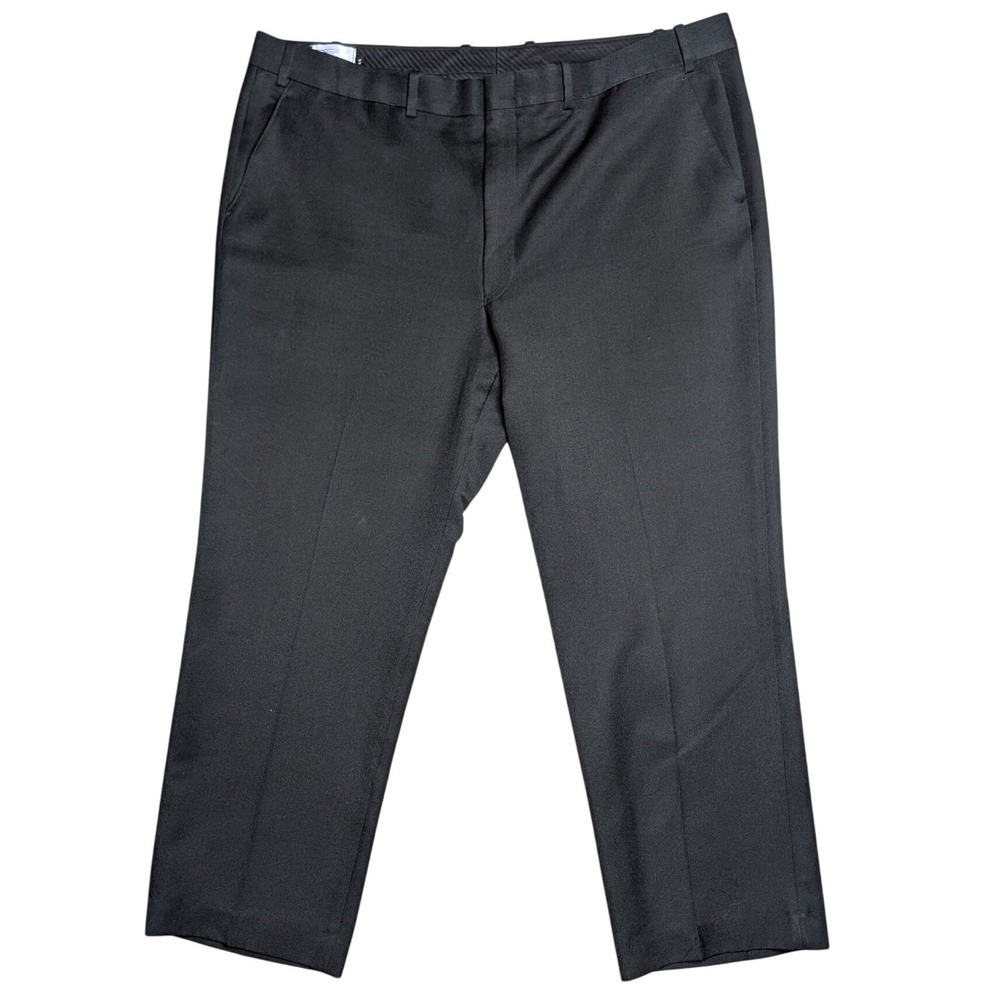GALA Sz. 44‎ Black Straight Leg Dress Pant Big Tell Lightweight Dress Pant